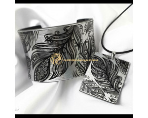 Bratara si colier - Finete argintie