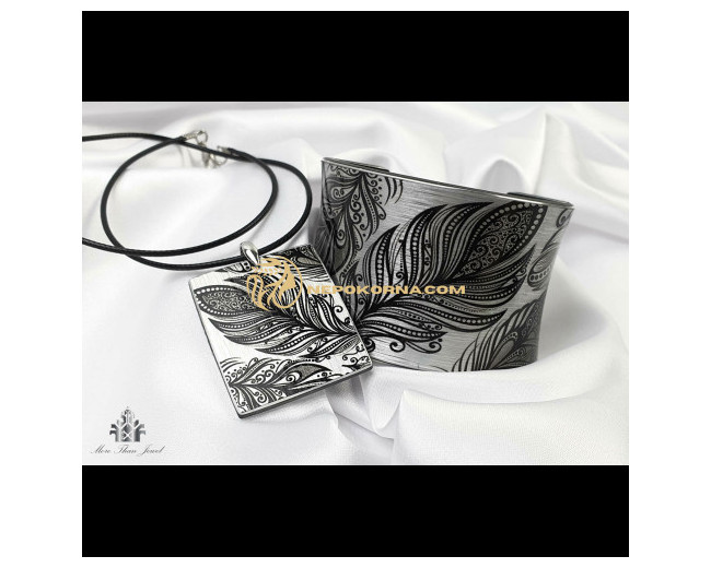 Bratara si colier - Finete argintie