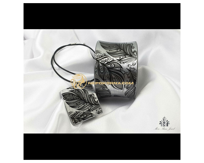 Bratara si colier - Finete argintie