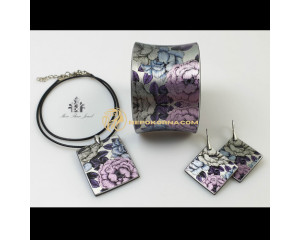 Set complet Rozmarin - albastru si roz