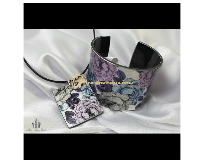 Set complet Rozmarin - albastru si roz