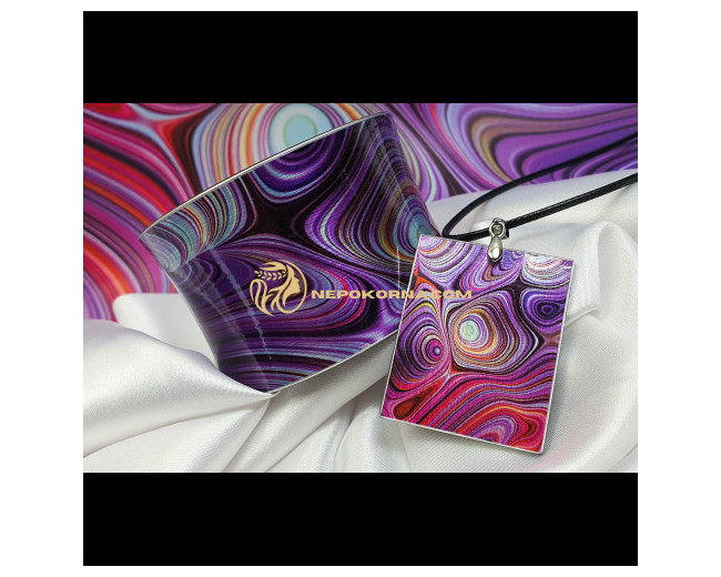 Set complet Ploaie  purpurie