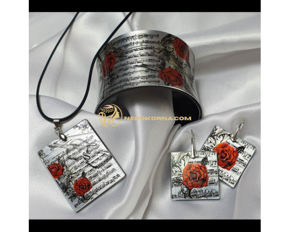 Set complet Iubire pe note