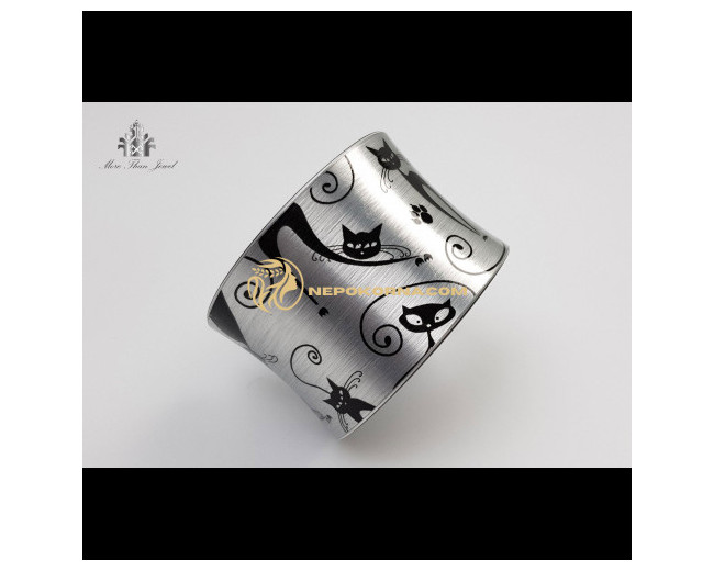 Set complet Mata neagra in argintiu