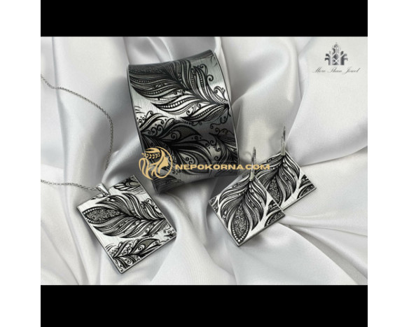 Set complet Finete - argintiu