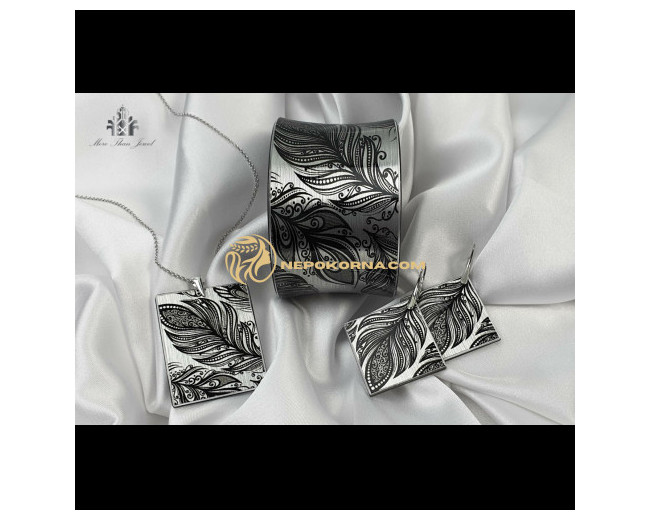 Set complet Finete - argintiu