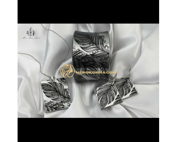 Set complet Finete - argintiu