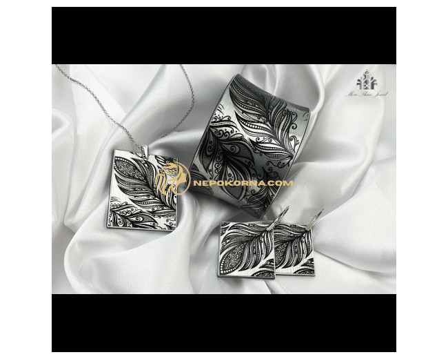 Set complet Finete - argintiu