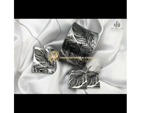 Set complet Finete - argintiu