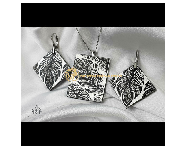 Set complet Finete - argintiu