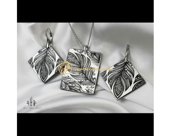 Set complet Finete - argintiu