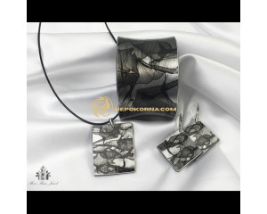 Set complet Pelerina - argintiu