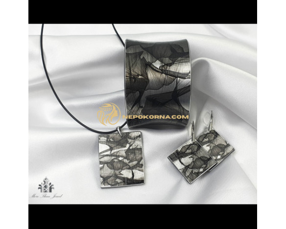 Set complet Pelerina - argintiu