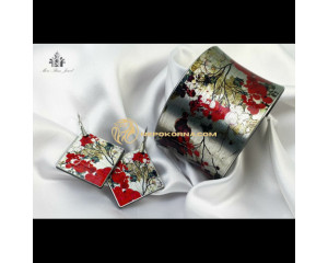 Set complet  Gheisa - argintiu 2