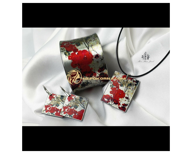 Set complet  Gheisa - argintiu