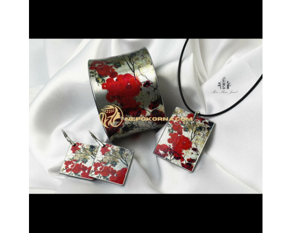 Set complet  Gheisa - argintiu