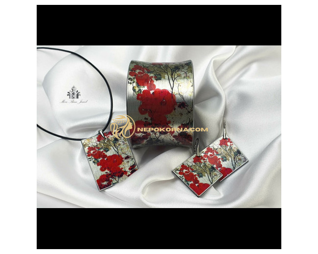 Set complet  Gheisa - argintiu