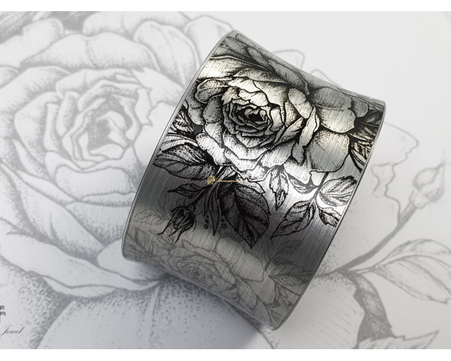 Bratara Trandafir negru