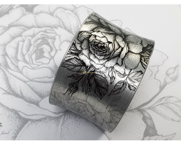 Bratara Trandafir negru