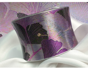 Bratara Ginkgo Biloba - violet