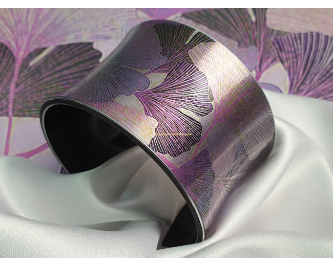 Bratara Ginkgo Biloba - violet