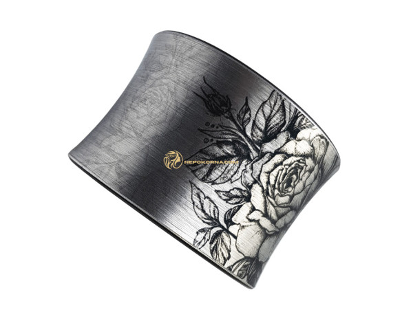 Bratara si colier - Trandafir negru